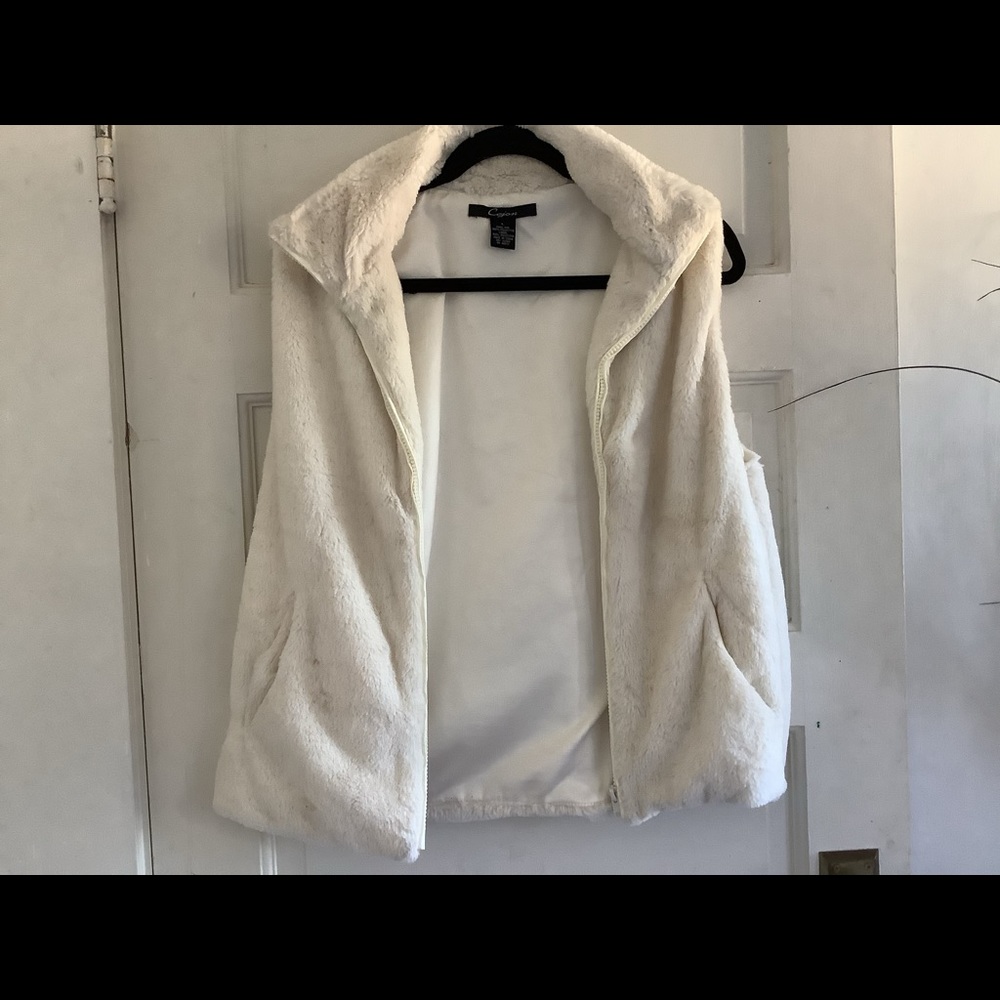 Soft fluffy vest